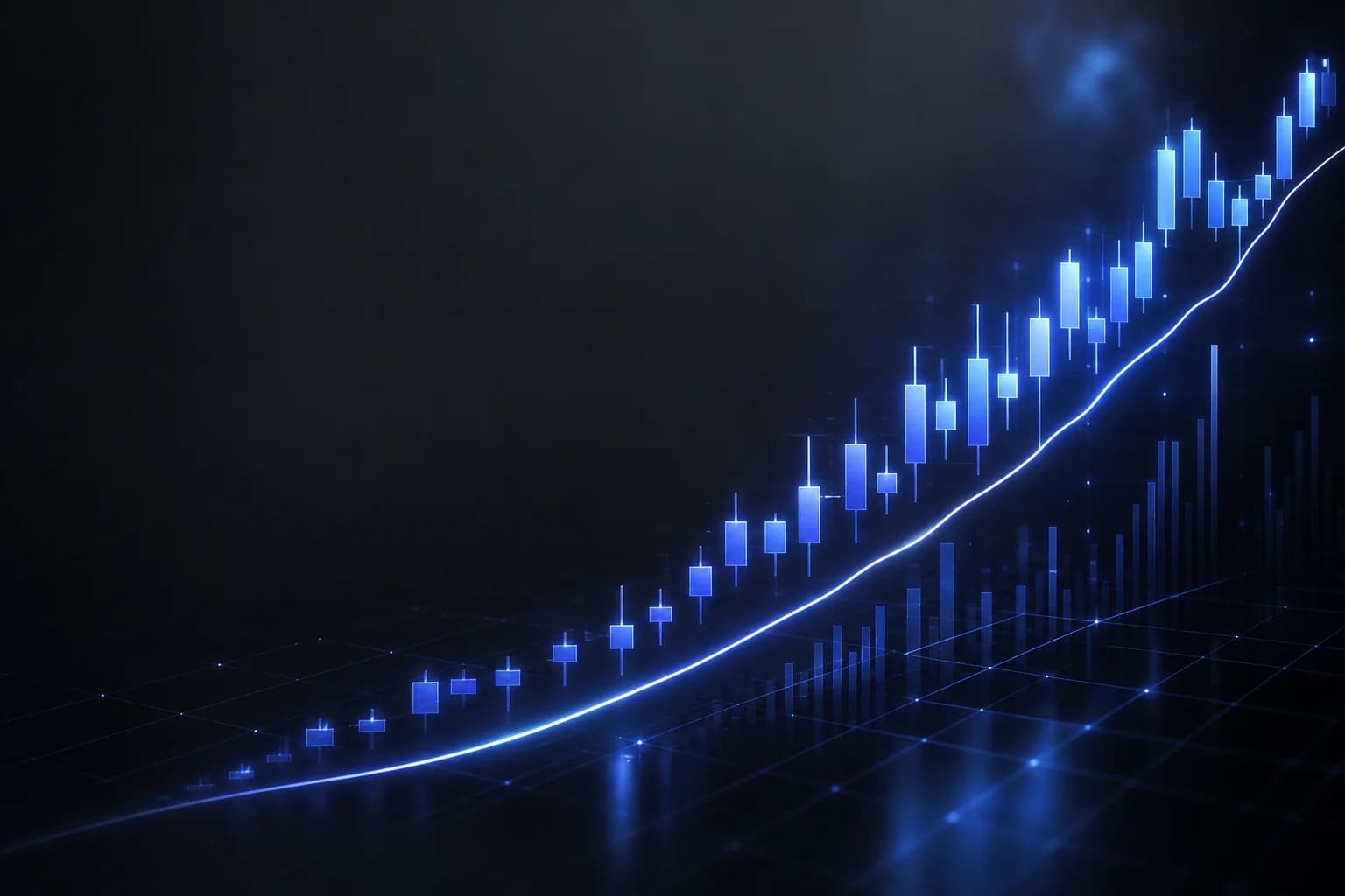 Abstract visualisation of algorithmic trade execution